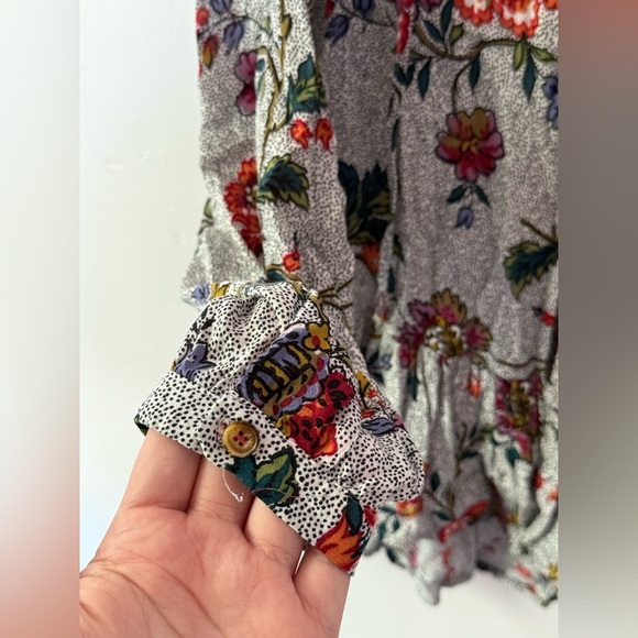 Maeve by Anthropologie Janie Flounced Peasant Blouse - Picture 8 of 13